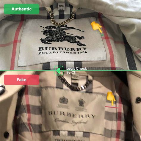 burberry touch real vs fake|do all burberry buttons say.